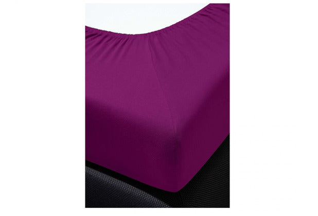 irisette Frottier-Stretch Spannbetttuch Orion 0009 berry