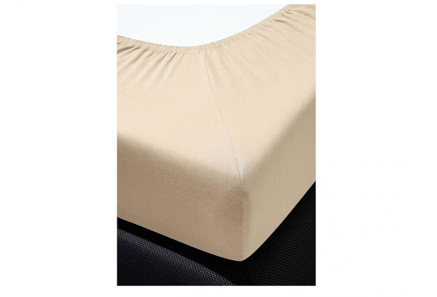 irisette Frottier-Stretch Spannbetttuch Orion 0009 sand