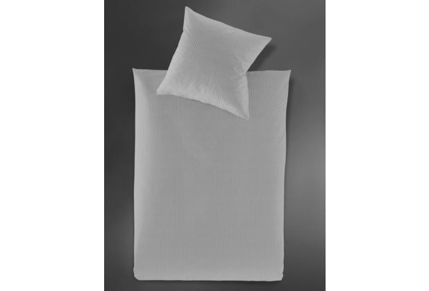 irisette Interlock-Jersey uni Bettwäsche Set uni Lumen 8129 grau