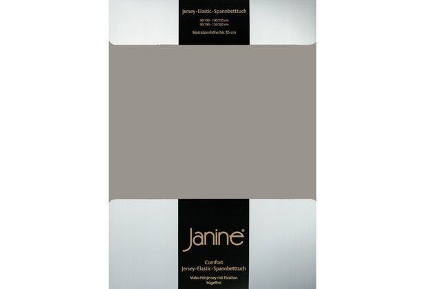 Janine Spannbetttuch ELASTIC-JERSEY Elastic-Jersey vulkan 5002-77