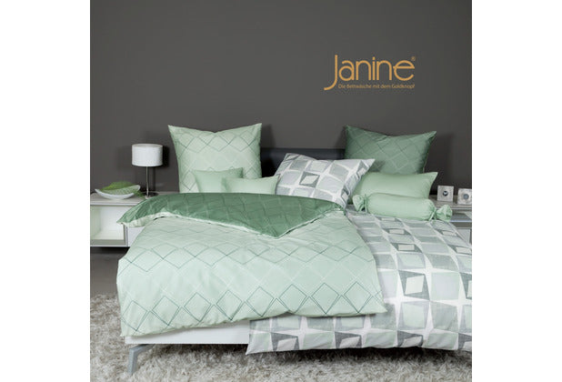 Janine Bettwäsche J. D. Mako-Satin jade waldgrün 87053-06