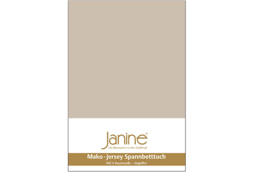 Janine Spannbetttuch MAKO-FEINJERSEY Mako-Feinjersey naturell 5007-19