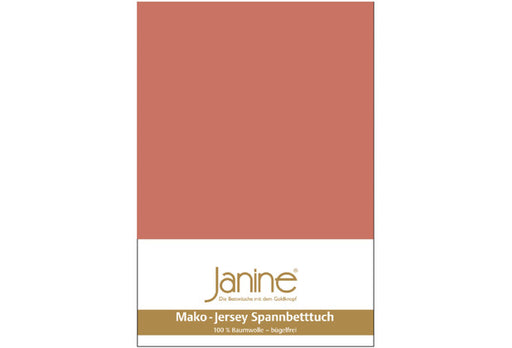 Janine Spannbetttuch MAKO-FEINJERSEY Mako-Feinjersey siena 5007-54