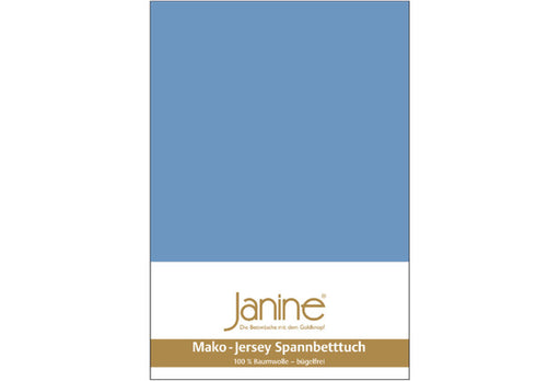 Janine Bettwäsche MAKO-FEINJERSEY Mako-Feinjersey blau 5007-42