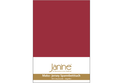 Janine Bettwäsche MAKO-FEINJERSEY Mako-Feinjersey granat 5007-71