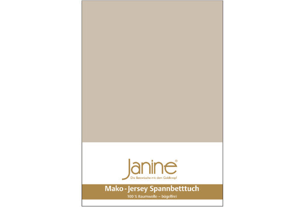 Janine Bettwäsche MAKO-FEINJERSEY Mako-Feinjersey naturell 5007-19