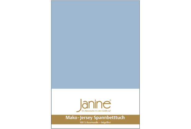 Janine Bettwäsche MAKO-FEINJERSEY Mako-Feinjersey perlblau 5007-32