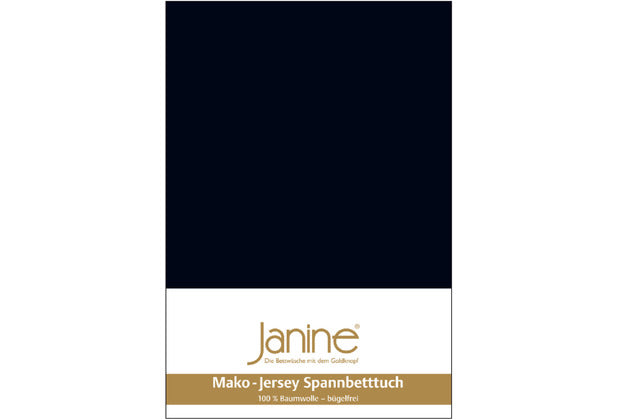 Janine Bettwäsche MAKO-FEINJERSEY Mako-Feinjersey schwarz 5007-98