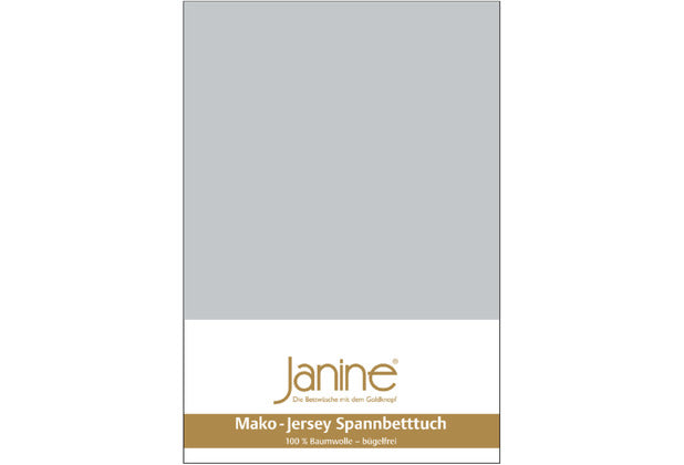 Janine Bettwäsche MAKO-FEINJERSEY Mako-Feinjersey silber 5007-18