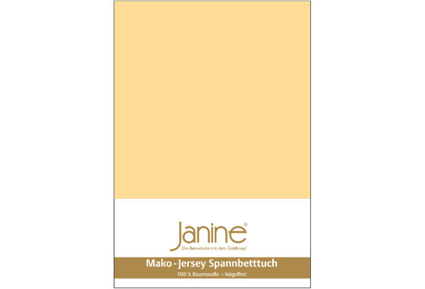 Janine Bettwäsche MAKO-FEINJERSEY Mako-Feinjersey vanille 5007-23