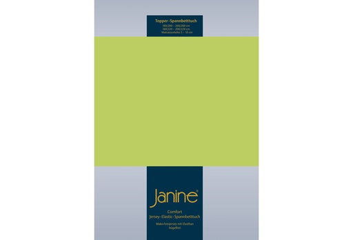 Janine Comfort-Jersey-Spannbettuch Elastic apfelgrün