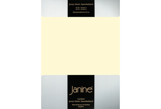 Janine Spannbetttuch ELASTIC-JERSEY Elastic-Jersey champagner 5002-17