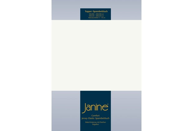 Janine Topper Spannbetttuch TOPPER Elastic-Jersey ecru 5001-09