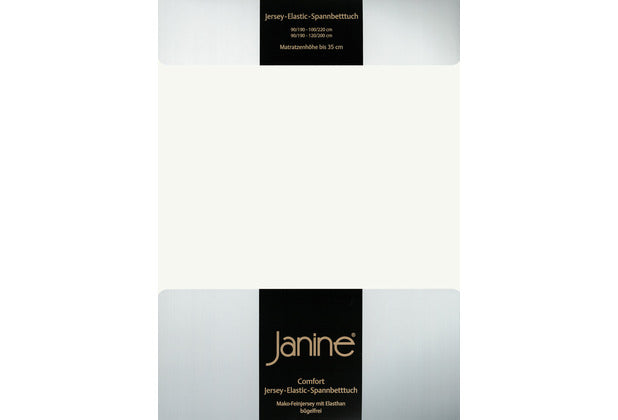 Janine Spannbetttuch ELASTIC-JERSEY Elastic-Jersey ecru 5002-09