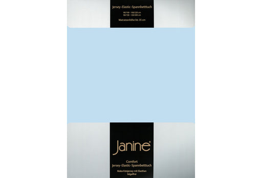 Janine Spannbetttuch ELASTIC-JERSEY Elastic-Jersey hellblau 5002-12