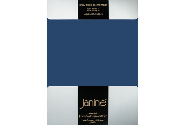 Janine Spannbetttuch ELASTIC-JERSEY Elastic-Jersey marine 5002-82