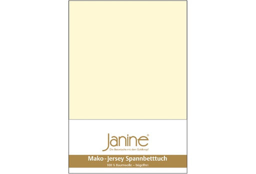 Janine Spannbetttuch MAKO-FEINJERSEY Mako-Feinjersey champanger 5007-17