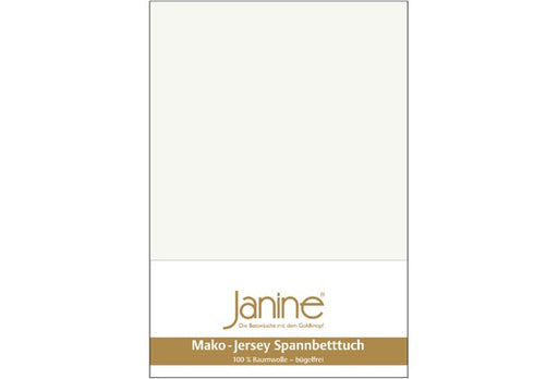 Janine Spannbetttuch MAKO-FEINJERSEY Mako-Feinjersey ecru 5007-09