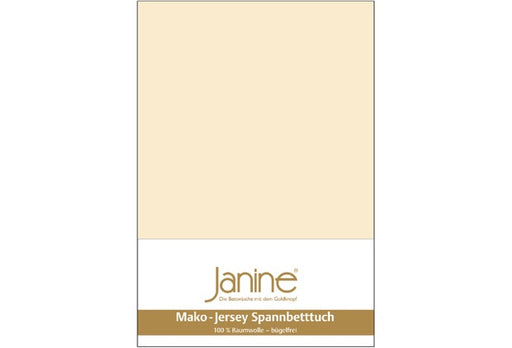 Janine Spannbetttuch MAKO-FEINJERSEY Mako-Feinjersey leinen 5007-27