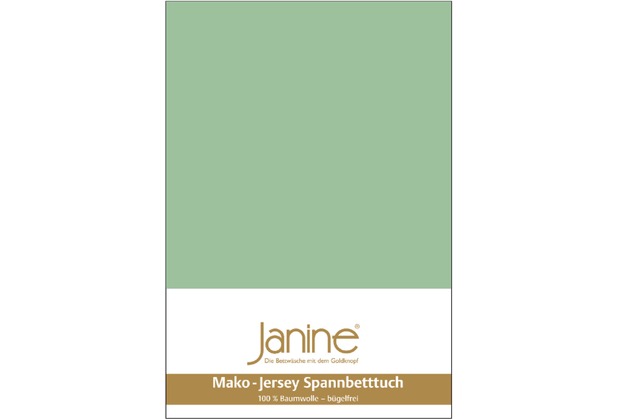 Janine Spannbetttuch MAKO-FEINJERSEY Mako-Feinjersey lind 5007-26