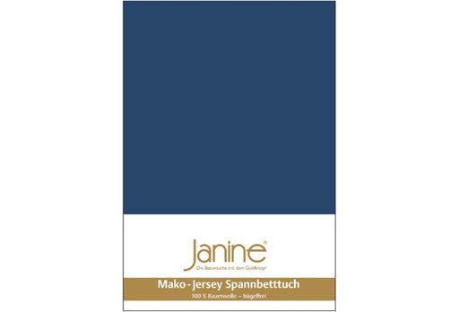 Janine Spannbetttuch MAKO-FEINJERSEY Mako-Feinjersey marine 5007-82