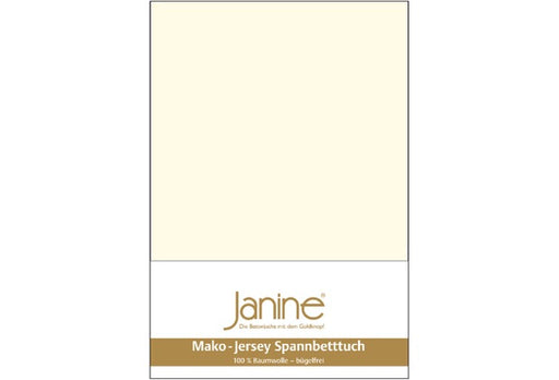 Janine Spannbetttuch MAKO-FEINJERSEY Mako-Feinjersey natur 5007-07