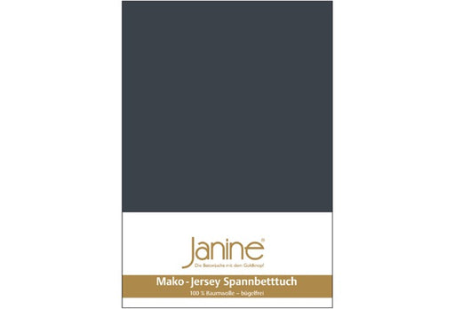 Janine Spannbetttuch MAKO-FEINJERSEY Mako-Feinjersey titan 5007-78