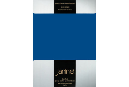 Janine Spannbetttuch ELASTIC-JERSEY Elastic-Jersey royalblau 5002-272