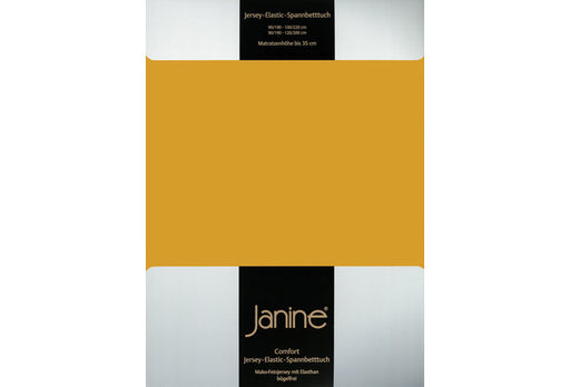 Janine Spannbetttuch ELASTIC-JERSEY Elastic-Jersey honiggold 5002-73